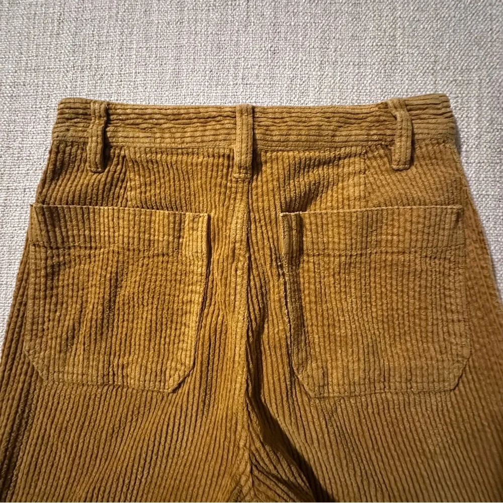 MADEWELL Slim Emmett Wide-Leg Crop Pant Corduroy Academia Old Money Preppy Wm 23 - Picture 10 of 16